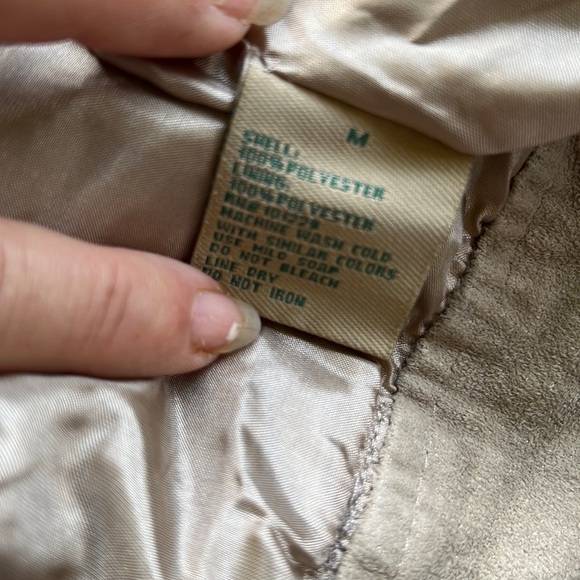 Ashley twenty six international faux suede bomber jacket size junior medium - Picture 13 of 13